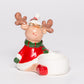 Castiçal de Natal MR. REINDEER 10.5x8x9.8cm