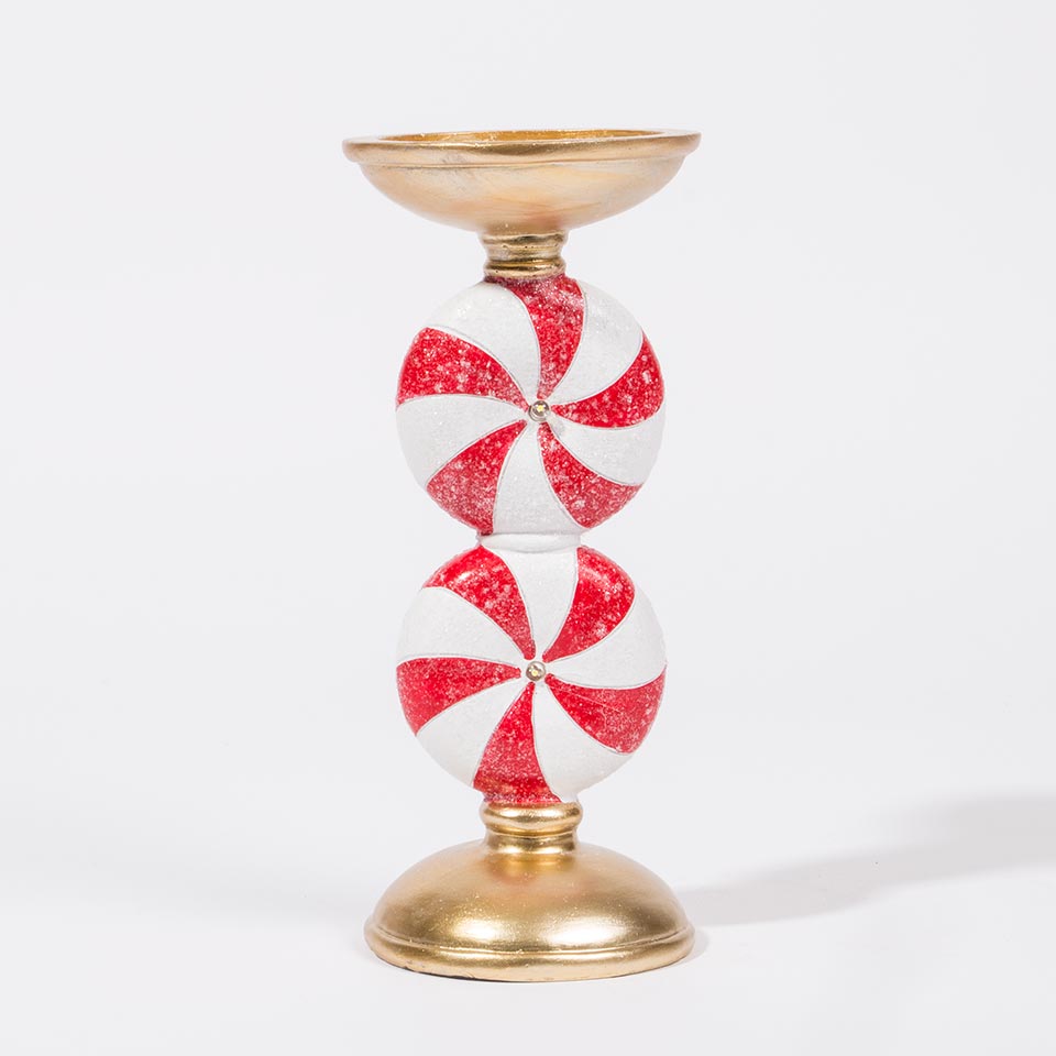 Castiçal decorativo KANDLER D9.5x22.5cm