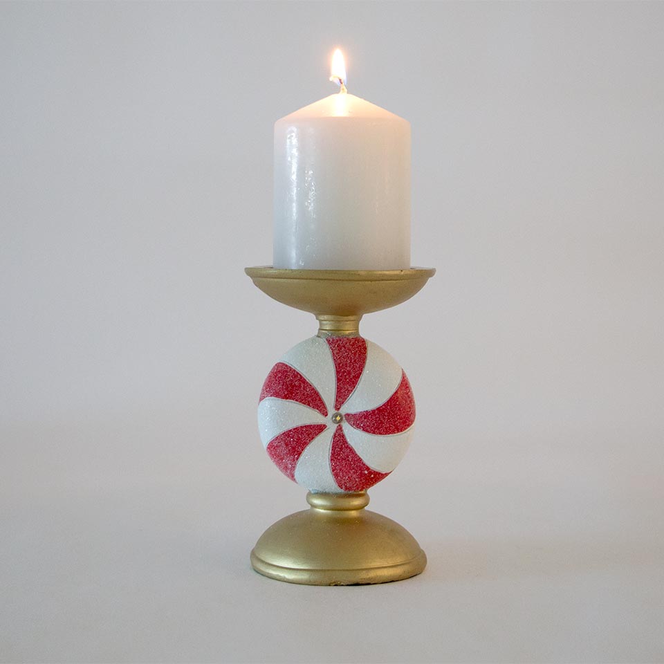 Castiçal decorativo KANDLER D10X15.5cm
