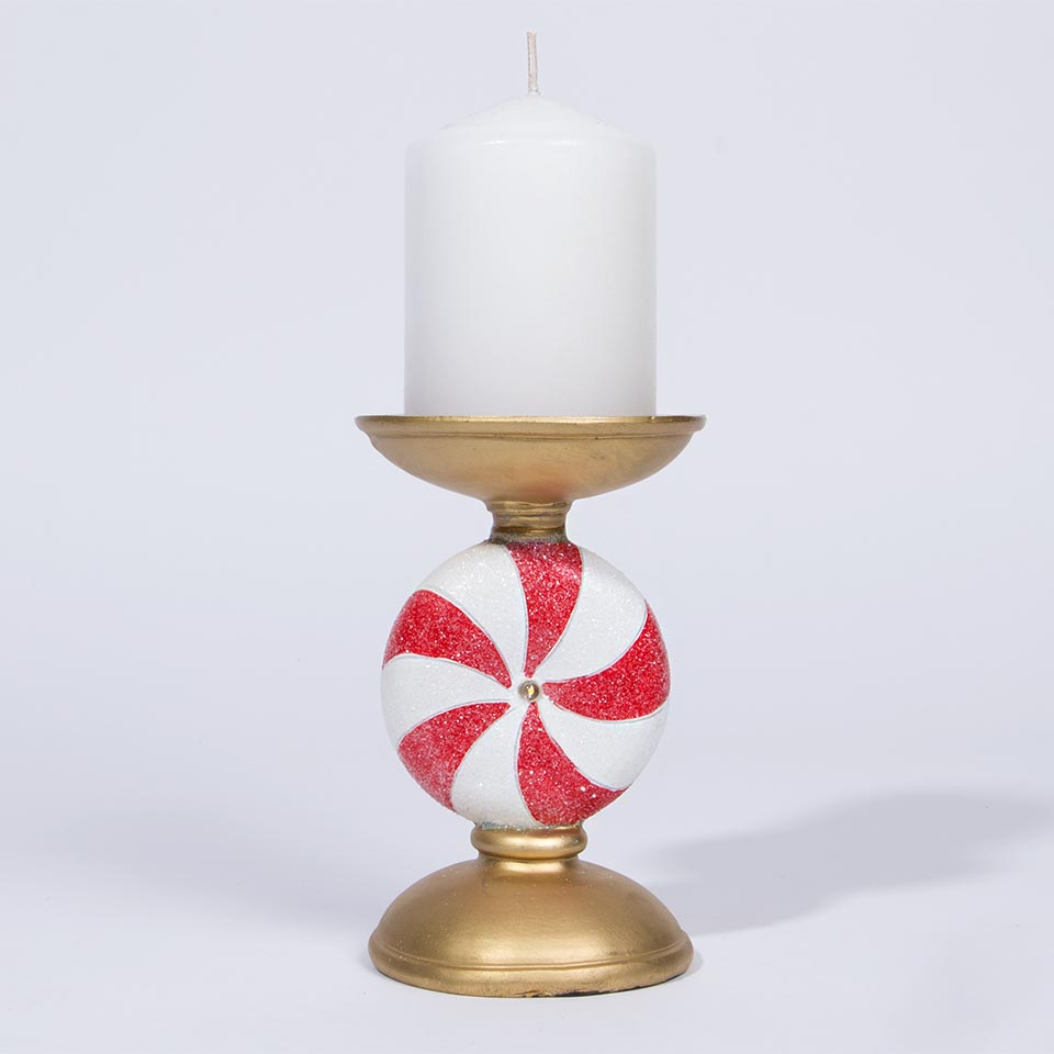 Castiçal decorativo KANDLER D10X15.5cm