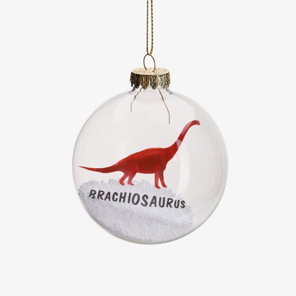 Bola de Natal BRACHIOSAURUS D. 8cm