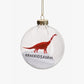 Bola de Natal BRACHIOSAURUS D. 8cm