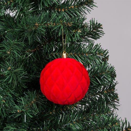 Bola de Natal RED XMAS D.10cm