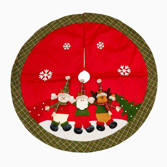 Saia para Árvore de Natal TARTAN JOY 120cm