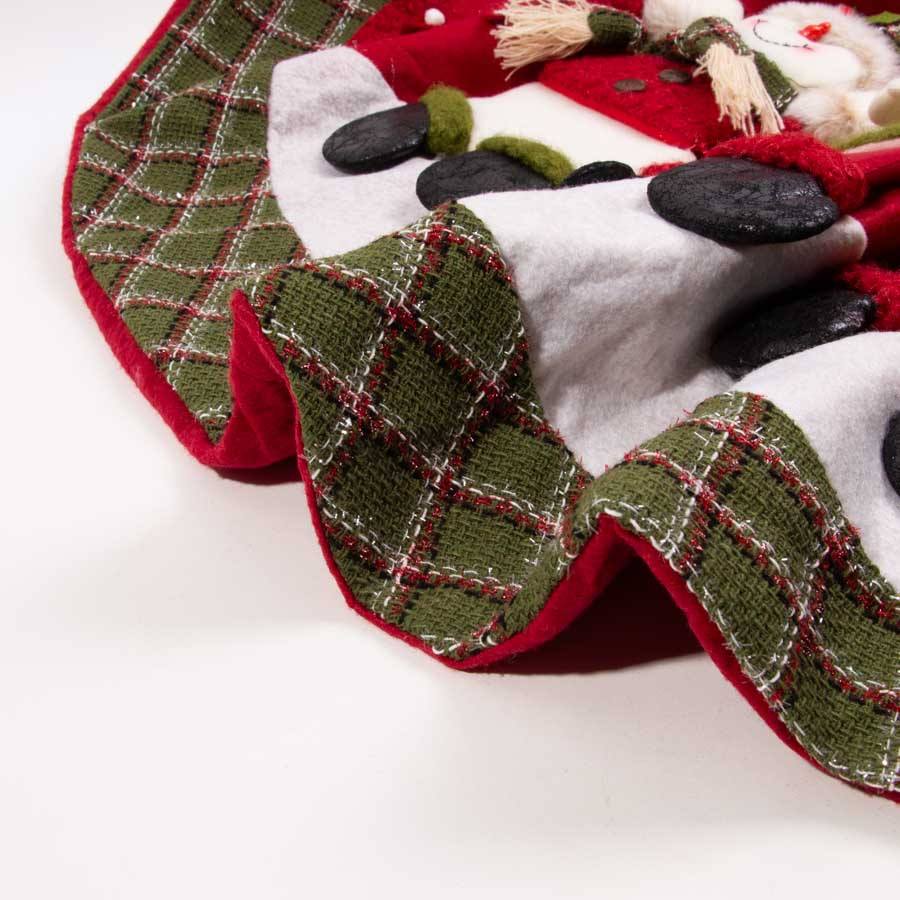 Christmas Tree Skirt STARRY SANTA D. 120cm