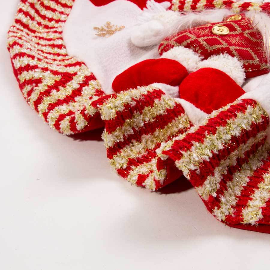 Saia para Árvore de Natal GOLDEN STRIPE Snowman 105cm