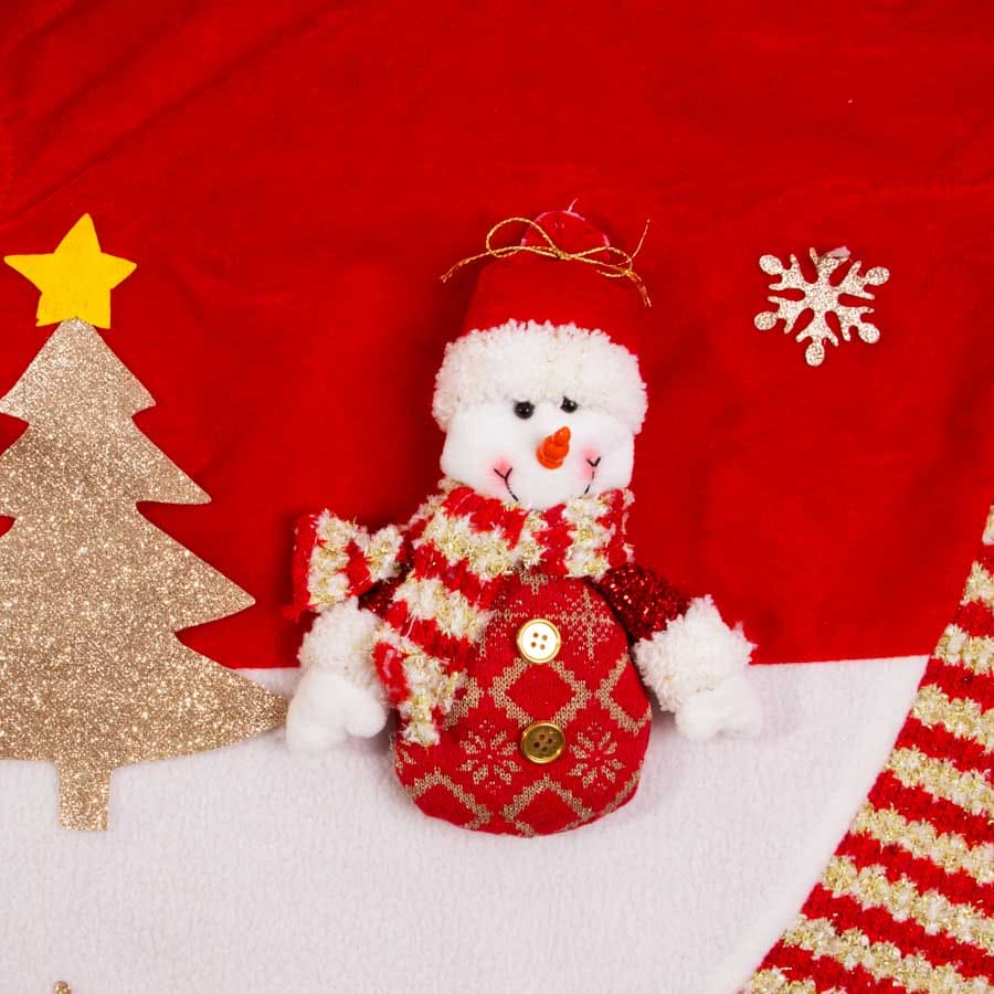 Christmas Tree Skirt STARRY SANTA D. 120cm