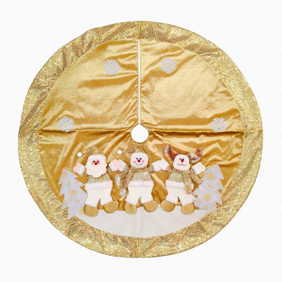 Christmas Tree Skirt STARRY SANTA D. 120cm