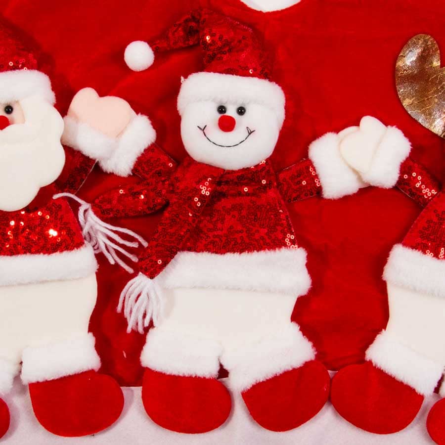 Christmas Tree Skirt STARRY SANTA D. 120cm