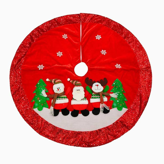 Saia para Árvore de Natal VELOUR Clássico 120cm