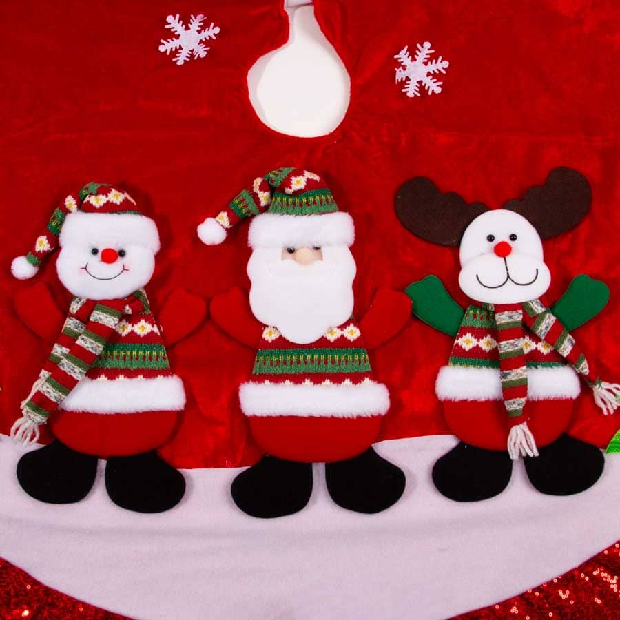 Saia para Árvore de Natal VELOUR Clássico 120cm