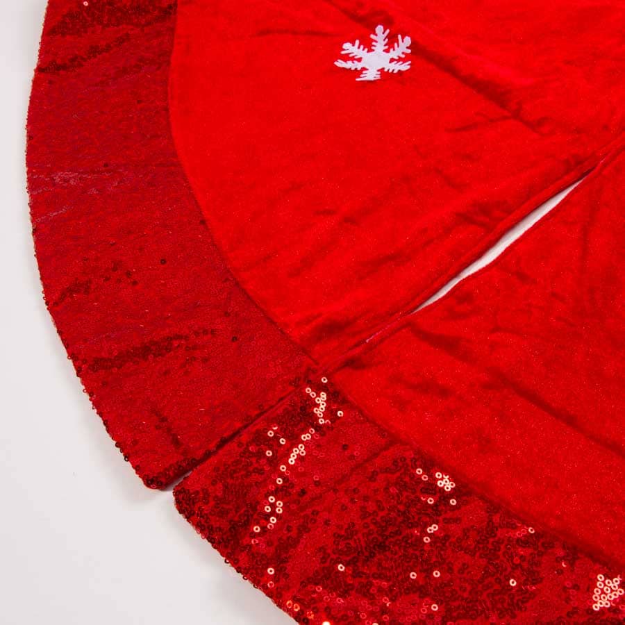 Saia para Árvore de Natal VELOUR Clássico 120cm