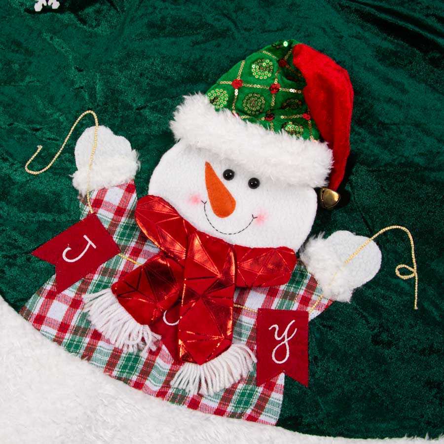 Christmas Tree Skirt STARRY SANTA D. 120cm