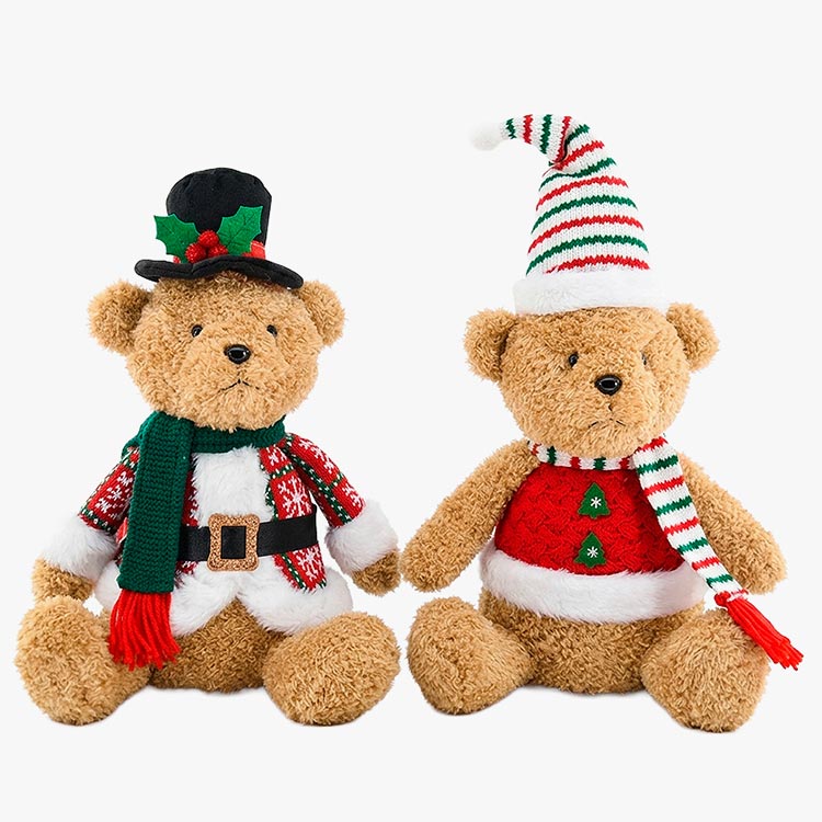 Decorative Christmas Bear Boy Doll, 52cm tall.