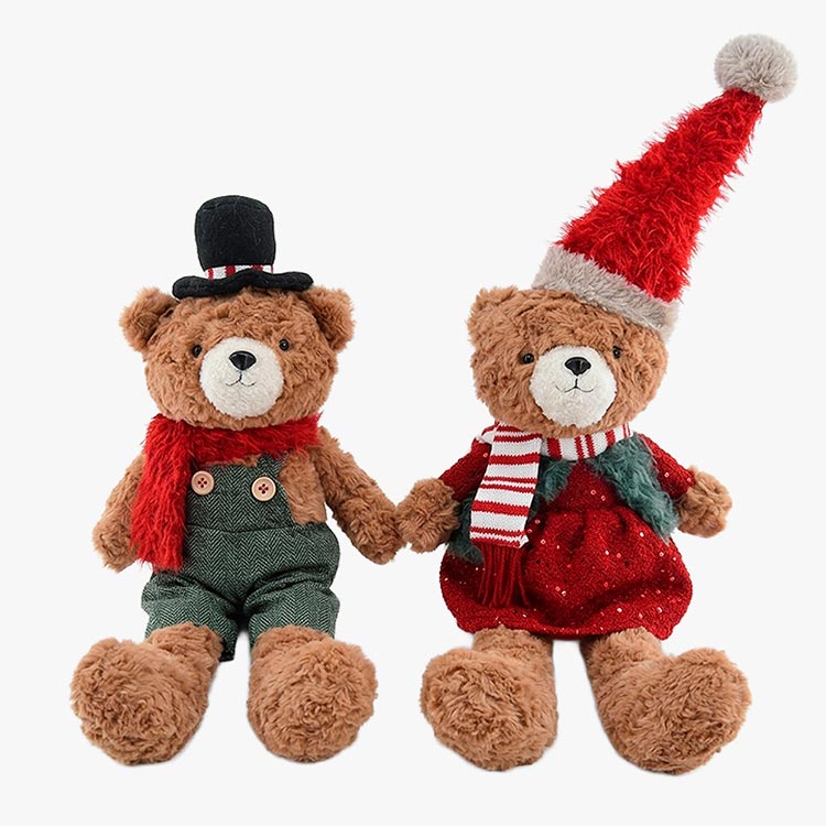 Decorative Christmas Bear Boy Doll, 52cm tall.