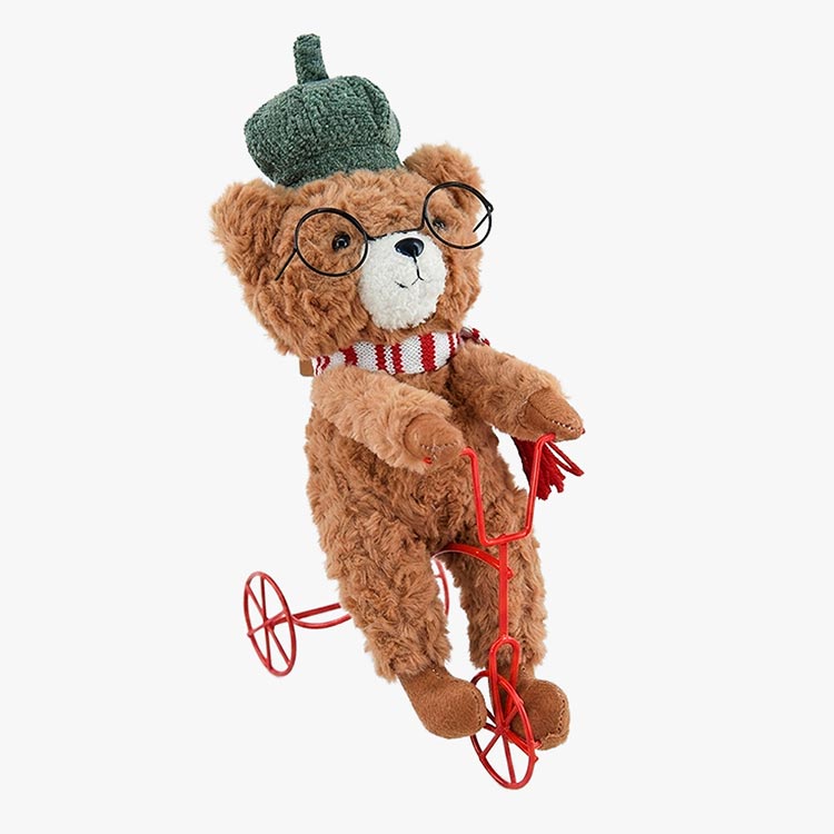 Decorative Christmas Bear Boy Doll, 52cm tall.