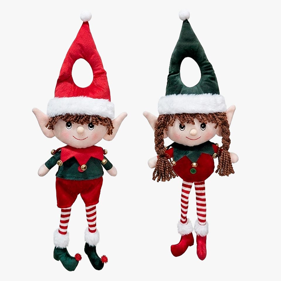 Decorative Christmas Bear Boy Doll, 52cm tall.