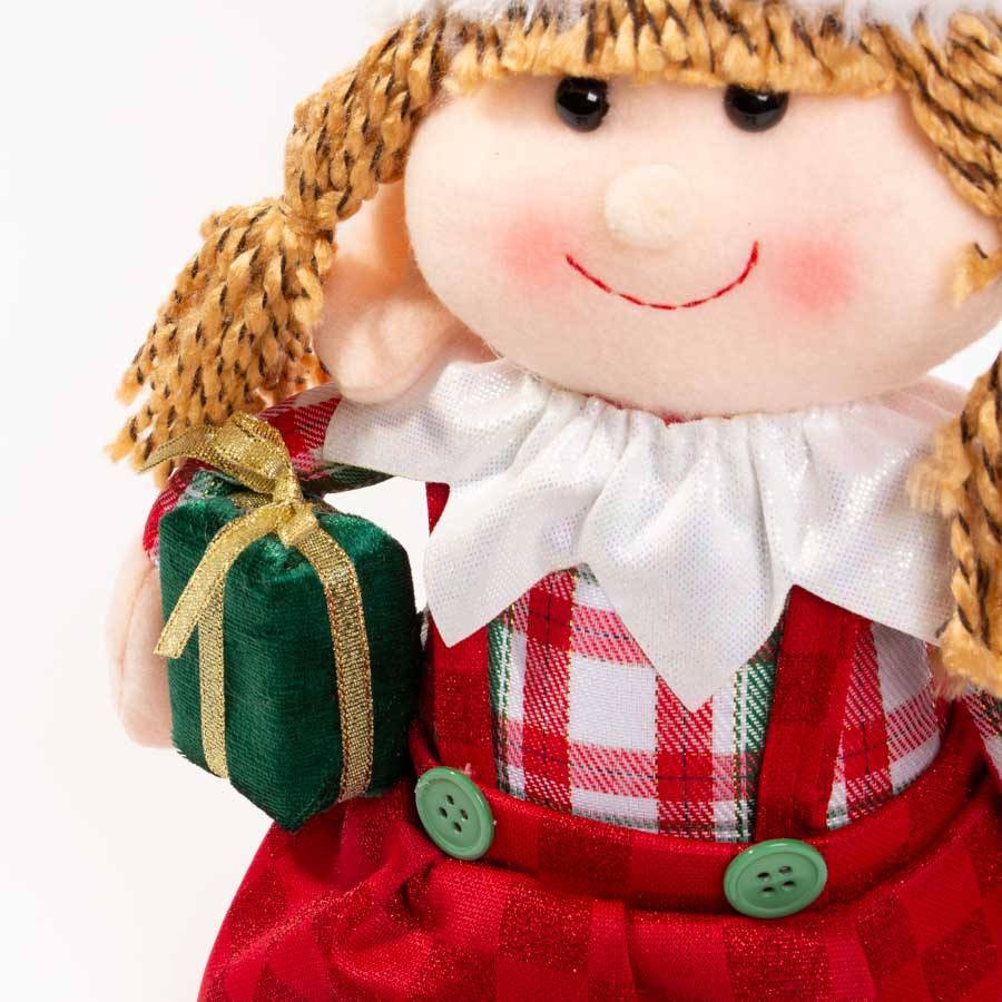 Decorative Christmas Santa Claus figure, 16x10x67cm