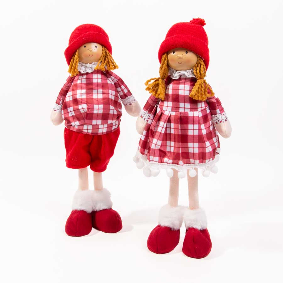 Boneco Decorativo de Natal REDPLAID 42cm