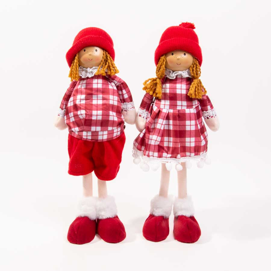 Boneco Decorativo de Natal REDPLAID 42cm