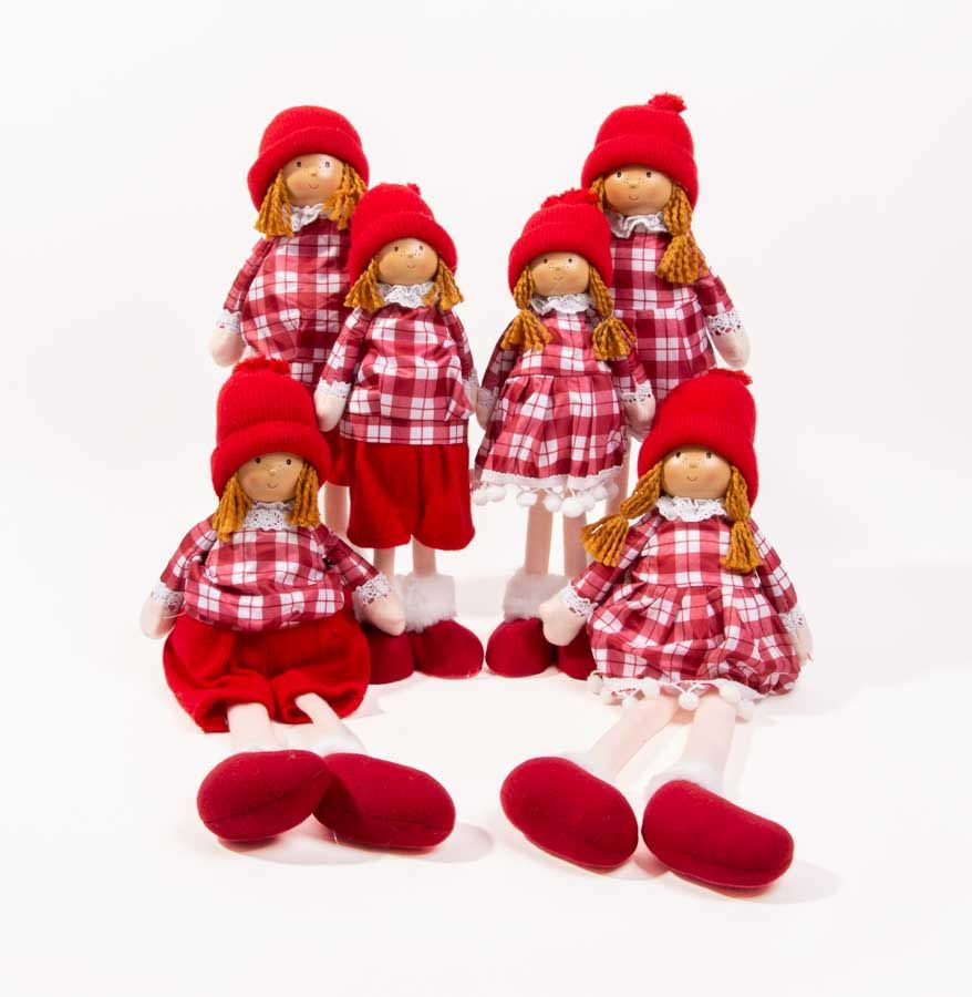 Boneco Decorativo de Natal REDPLAID 42cm