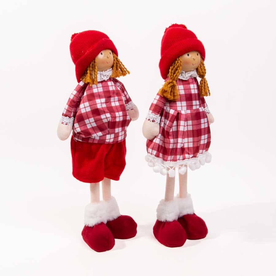 Boneco Decorativo de Natal REDPLAID 42cm