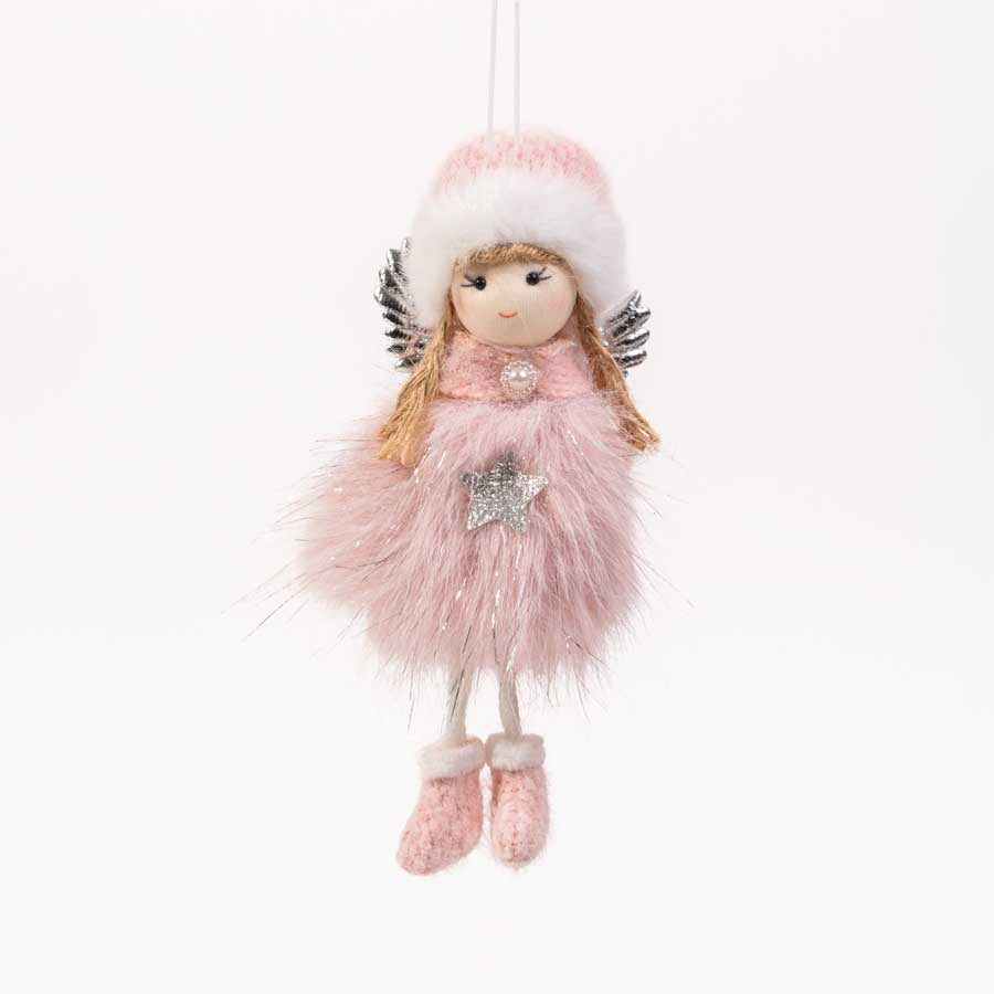 Enfeite de Natal NUKKE Rosa 17cm
