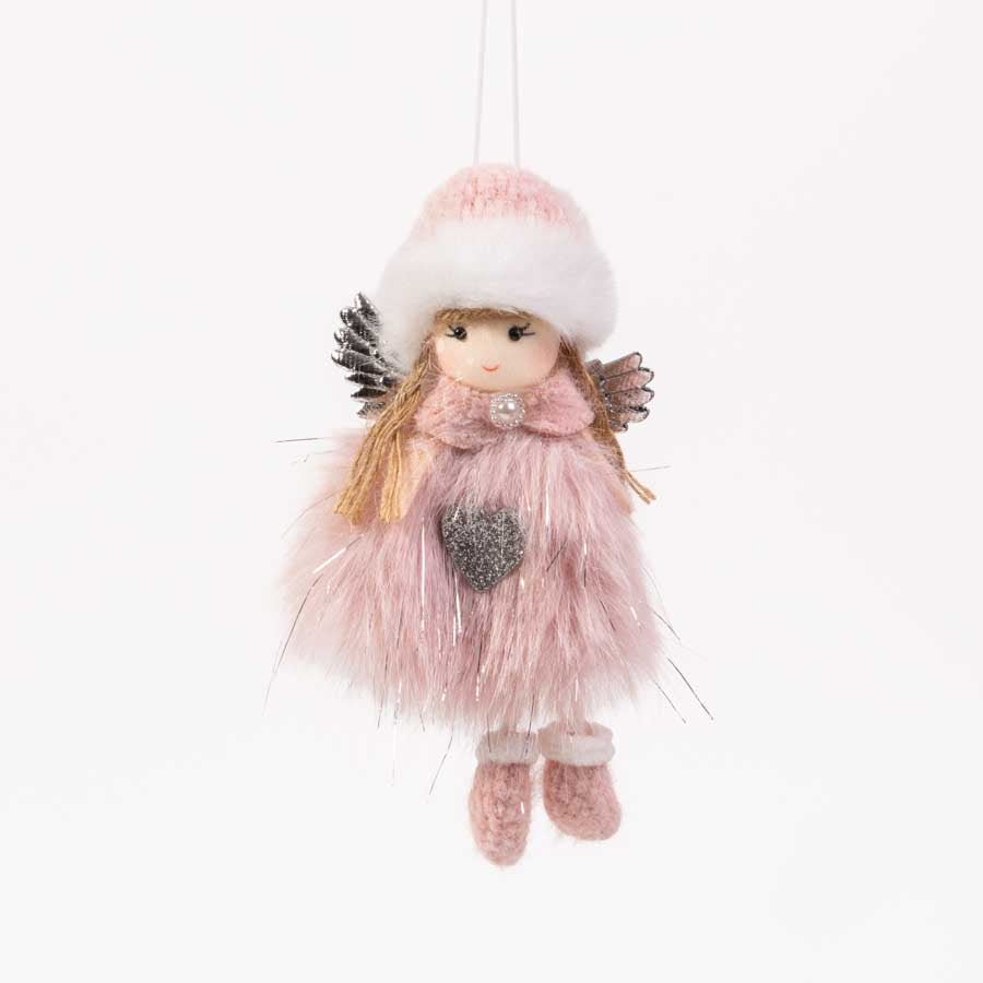 Enfeite de Natal NUKKE Rosa 17cm