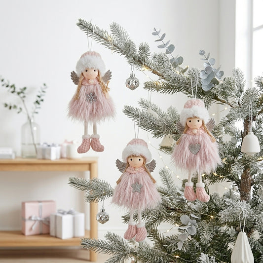 Enfeite de Natal NUKKE Rosa 17cm