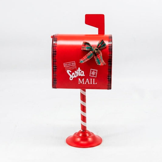 Caixa de Correio Decorativa de Natal SANTAMAIL 32,5cm