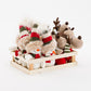 Conjunto de 12 Bonecos Decorativos BAMBOLA NATALE 10x20cm