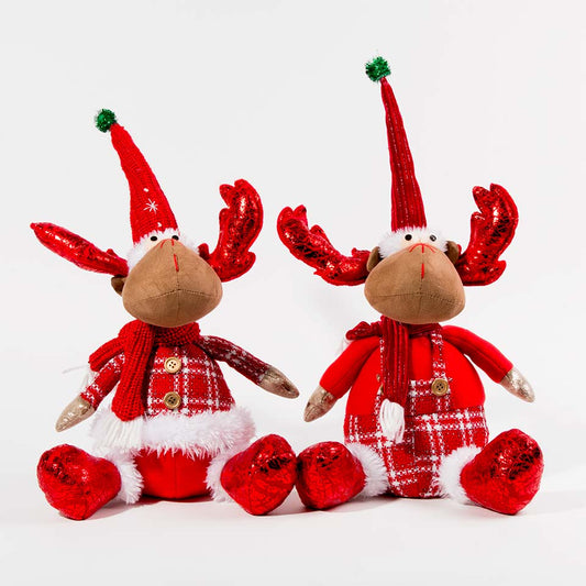 Christmas Decorative Doll REINDEER H.40cm