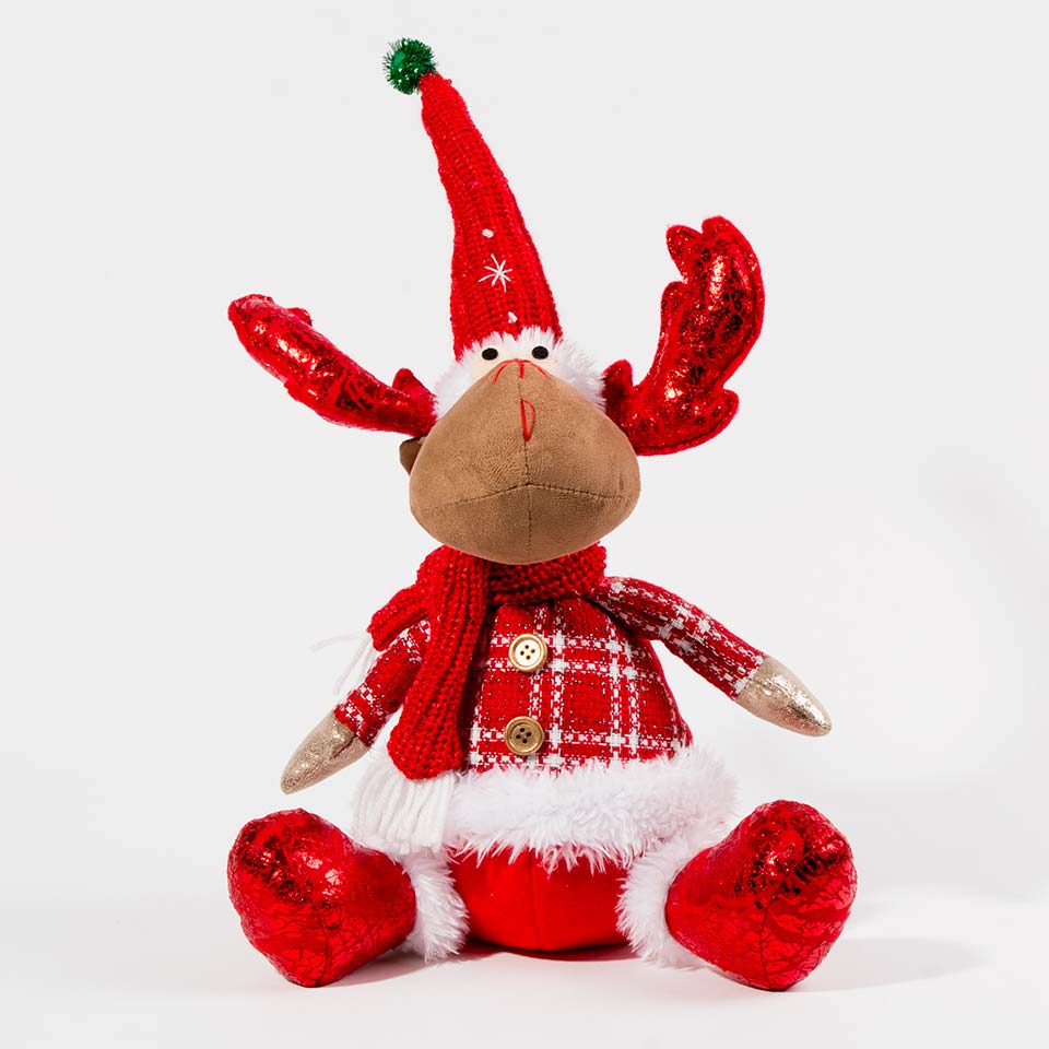 Christmas Decorative Doll REINDEER H.40cm