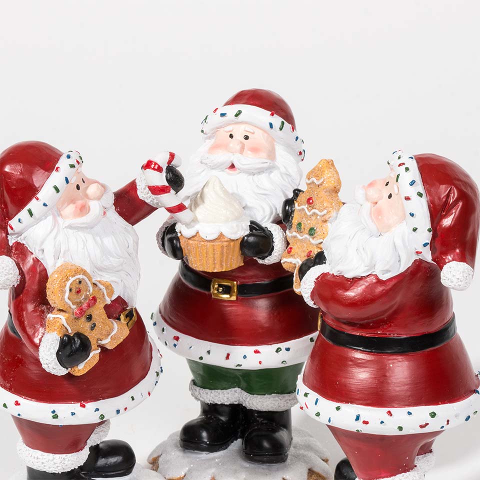 Conjunto de Bonecos Decorativos de Natal PAI NATAL