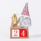 Boneco Decorativo Com Calendário JOLLY DAYS 11.5x4.8x21cm