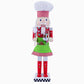 Boneco Decorativo de Natal GINGERJOY 9x8x38cm
