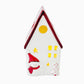 Casa de Natal Decorativa GLEE com Luz LED 9.2x6.5x17cm