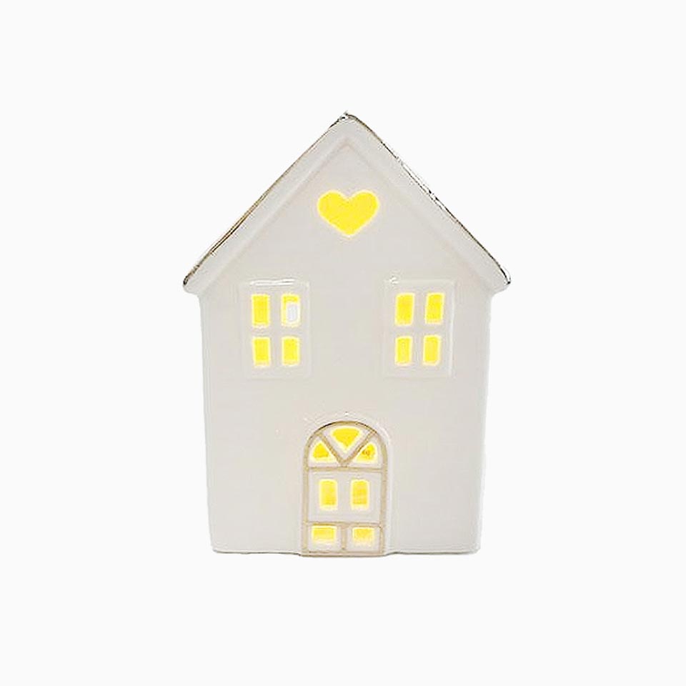 Casa Decorativa SERENUS com Luz LED 8.2x6.3x12.9cm