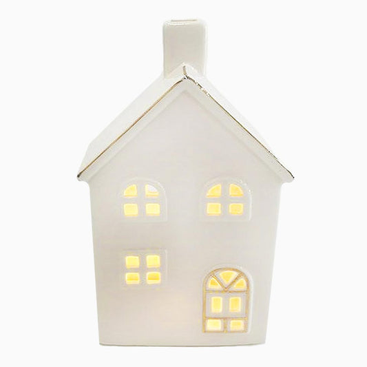 Casa Decorativa PLACIDUZ com Luz LED 9.5x6.7x18cm
