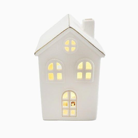 Casa Decorativa OTIUM com Luz LED 9.2x6.8x13.8cm
