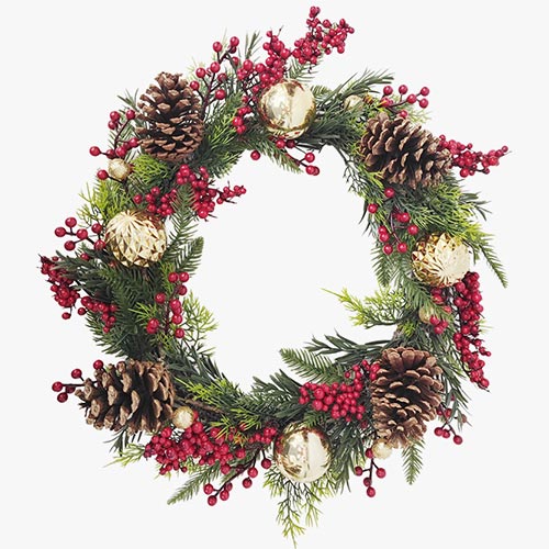 Coroa de Natal PINEBELLS 48cm