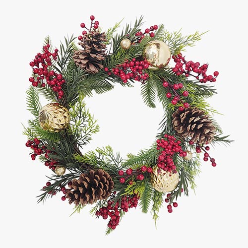 Coroa de Natal PINEBELLS 38cm