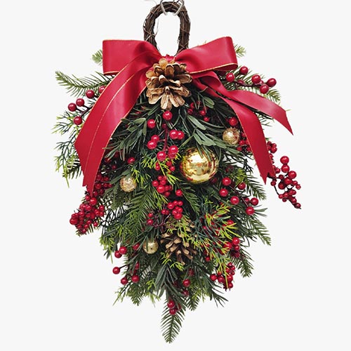 Arranjo Decorativo de Natal BOWBELLE 45cm