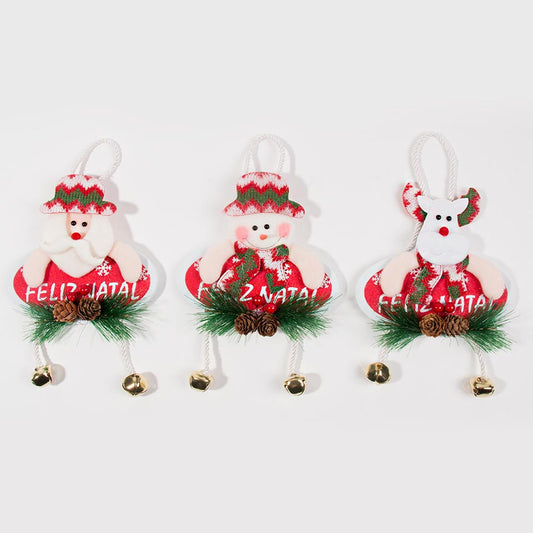 Decorativo de Natal FELIZ NATAL 15X24cm