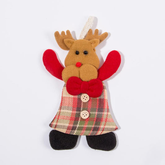 MERRY CHRISTMAS Reindeer Christmas Ornament 10x16cm