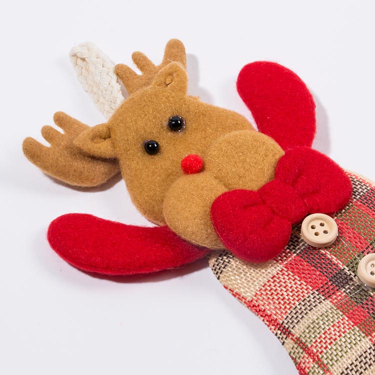 MERRY CHRISTMAS Reindeer Christmas Ornament 10x16cm