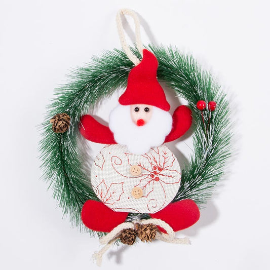 Christmas Wreath GNOME XMAS D.15cm