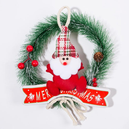 Christmas Wreath GNOME XMAS D.15cm