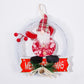 Christmas Wreath WHITE GNOME XMAS D.20cm