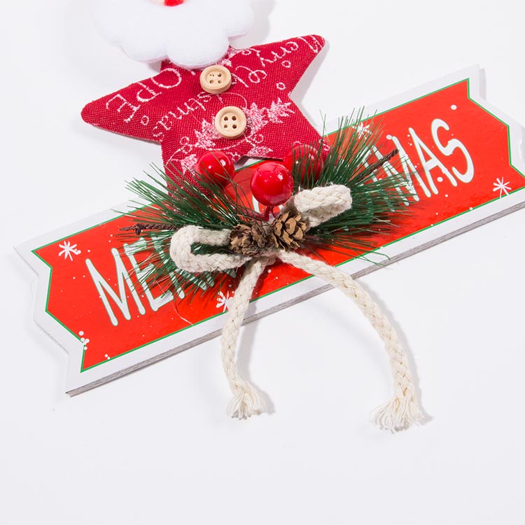 Decorativo de Natal MERRY CHRISTMAS 18.5x30cm